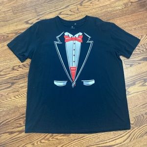 Men's Tuxedo Suit Graphic Tee XL